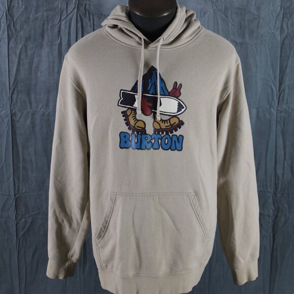 Snowboard Hoodie - Burton Walking Mountain Graphic - Men's Large - Picture 1 of 7
